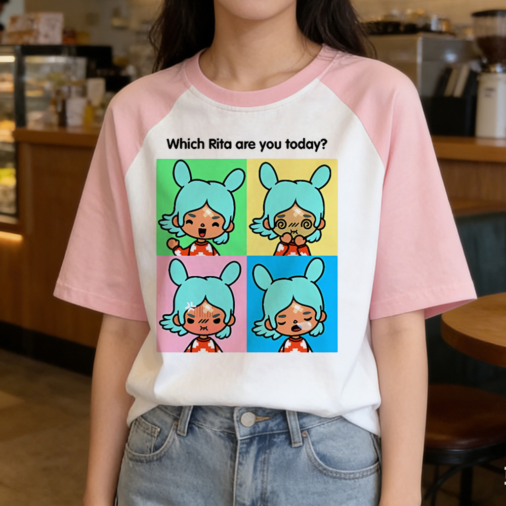 Summer Clothing Teens - Toca Boca Shirt Teen Gyaru 2000er
