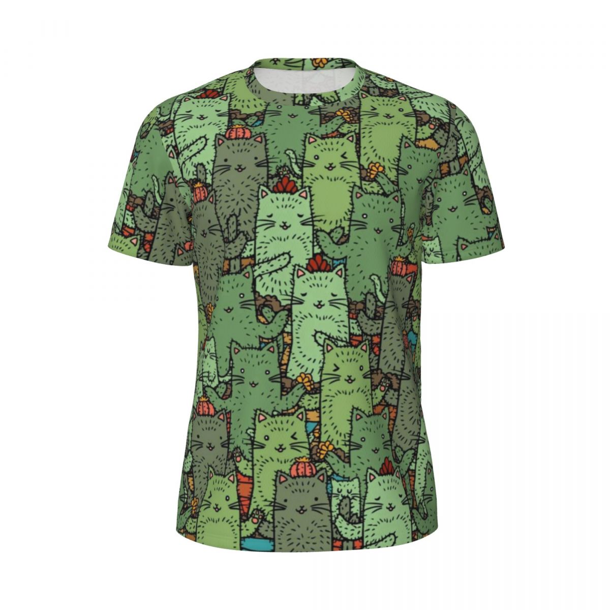 Summer Clothing Ideas Men - Sport-T-Shirt für Männer, lustige Katzen-T-Shirts, beliebte