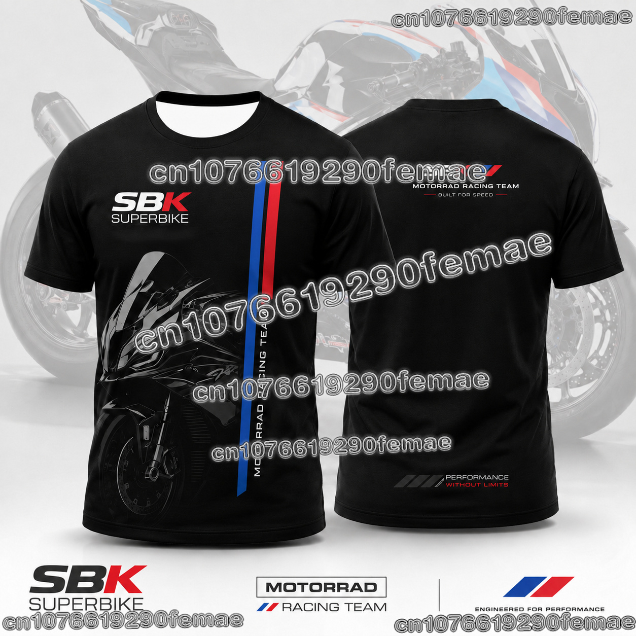 Summer Clothing Motorcycle - S1000RR Motorrad-Rennanzug-Stil T-Shirt für Herren Sommer