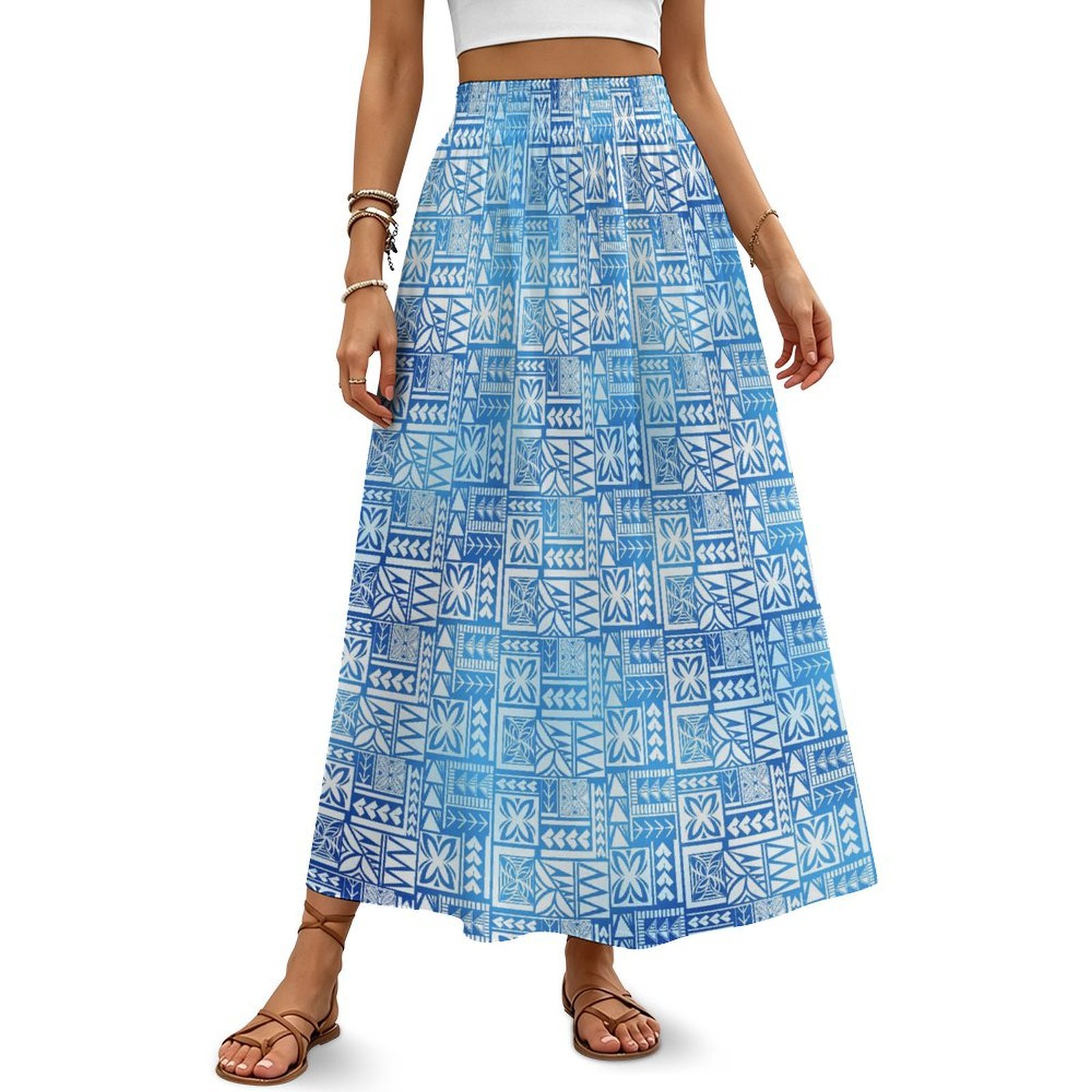Summer Clothing Outlet - Fabrikverkauf Große Größen 4XL Polynesischer Tribal-Print