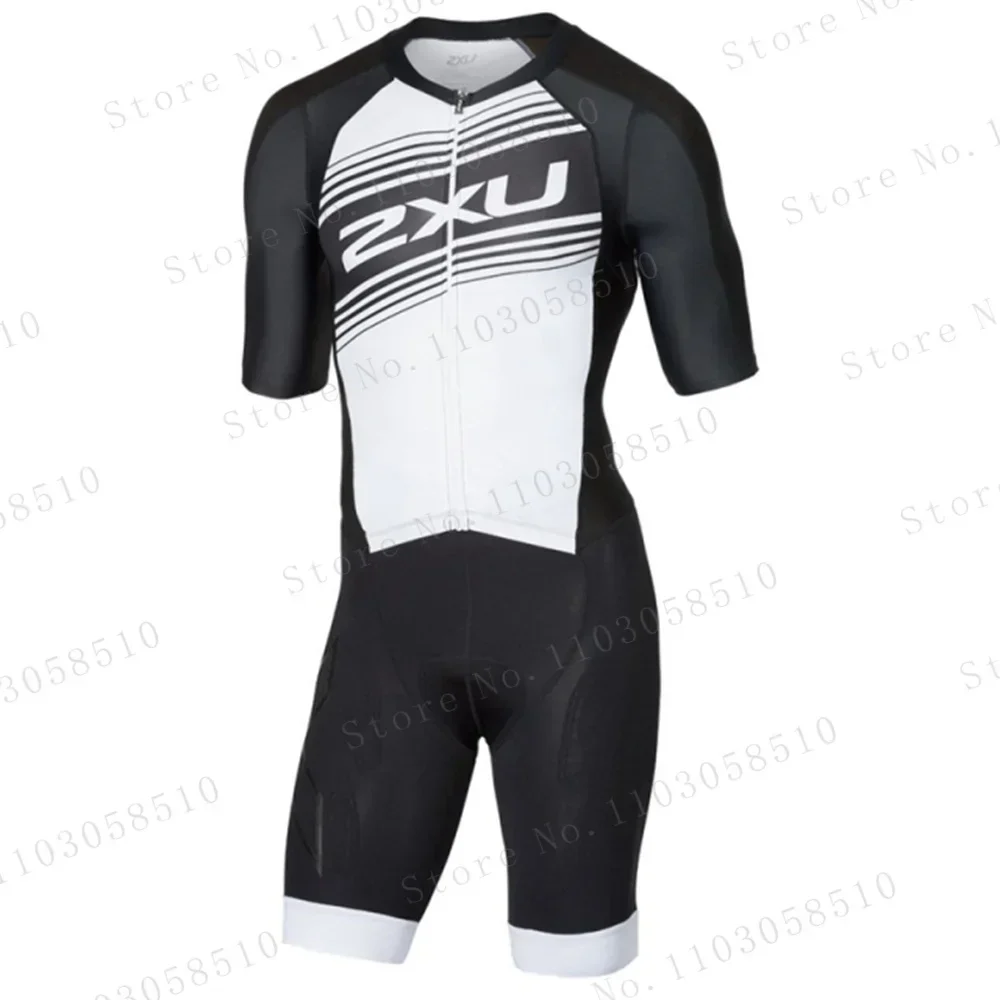 Summer De Clothing - zxuful Schwarz Weiß Triathlon Anzug Herren