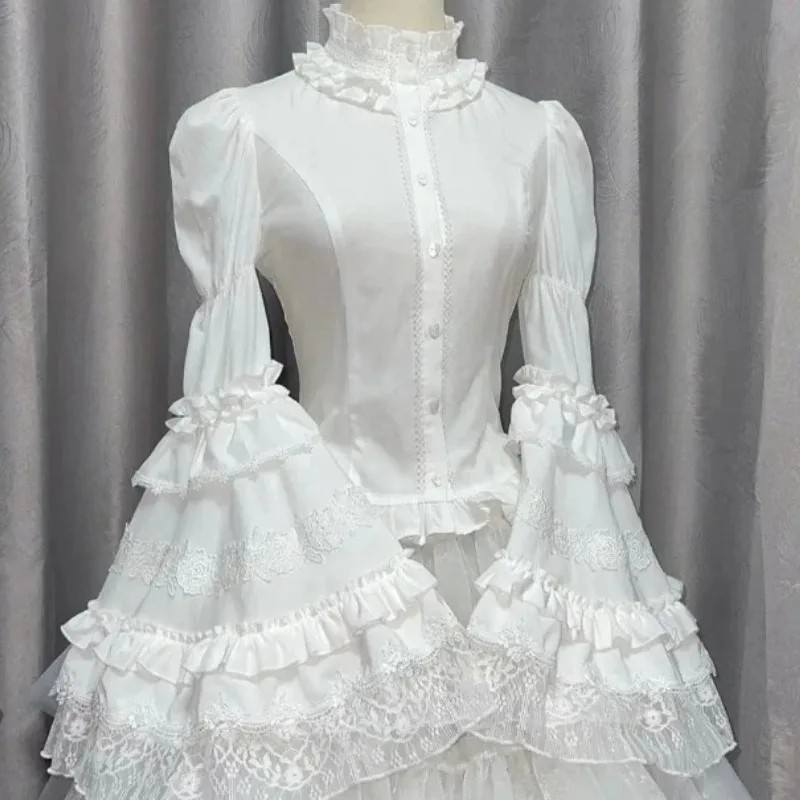 Summer De Clothing - Süße Bluse im Lolita-Stil, Damenbekleidung, 2025,