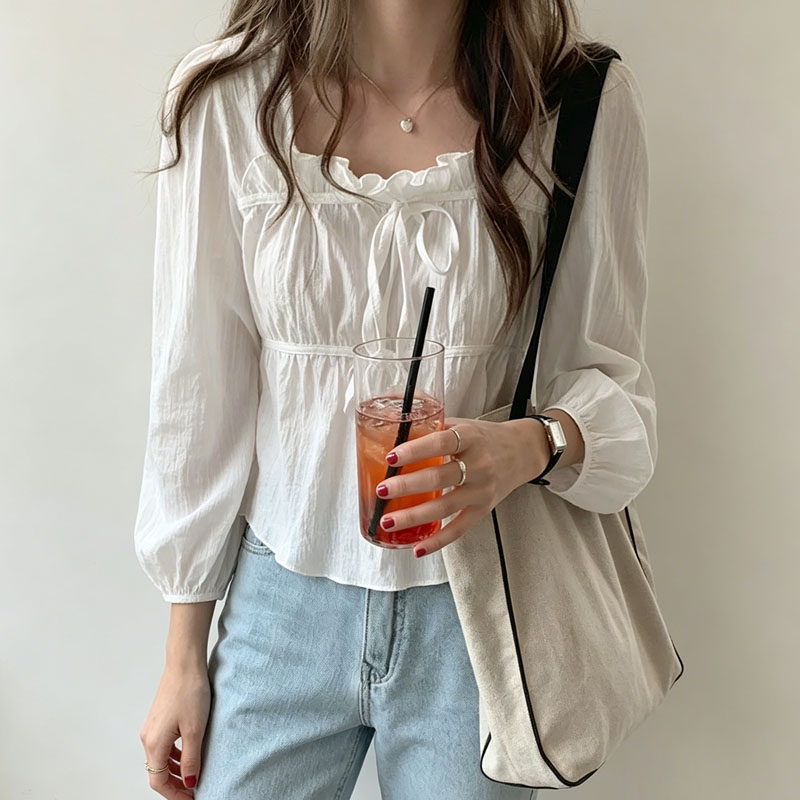 Elegante Damenbluse mit Schlei – Tie Front Shirt Bewertung und Preis