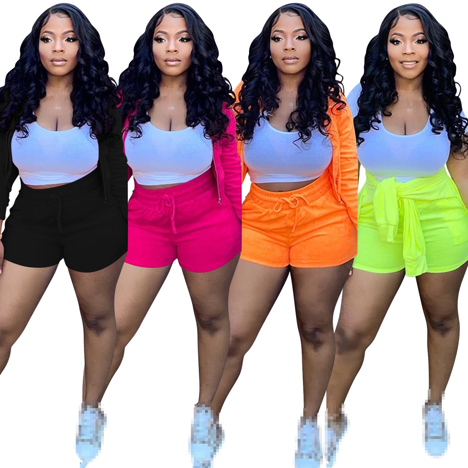 Shorts sets 3 stück set frauen – Summer Clothing Bundle Bewertung und Preis