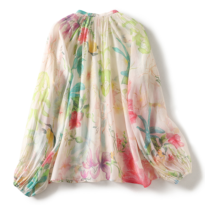 Urlaubs-Strand-Blumen-Boho-Sti – Tie Front Shirt Bewertung und Preis