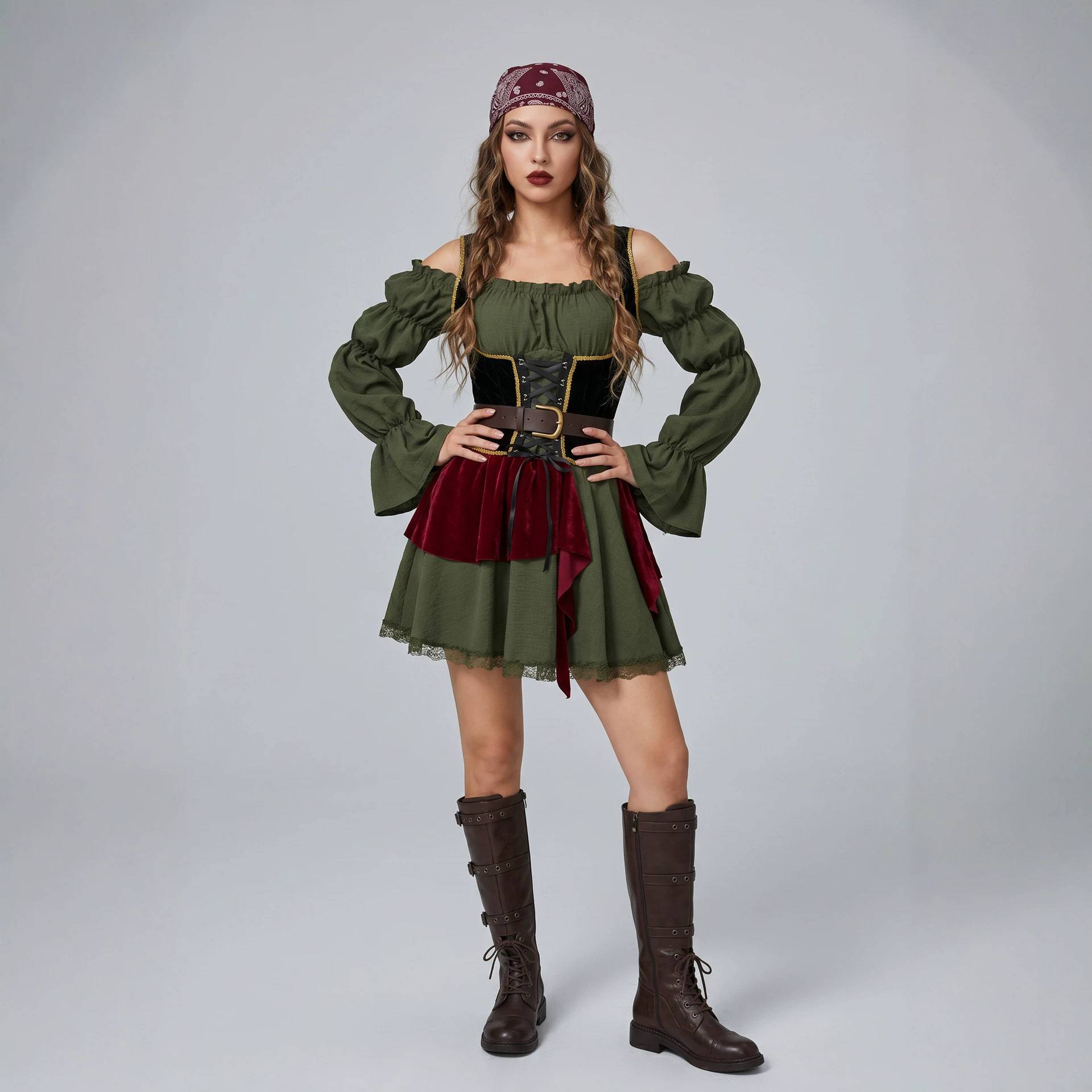 Retro-Piratenkleid Damen-Kostü – Summer Clothing List Bewertung und Preis