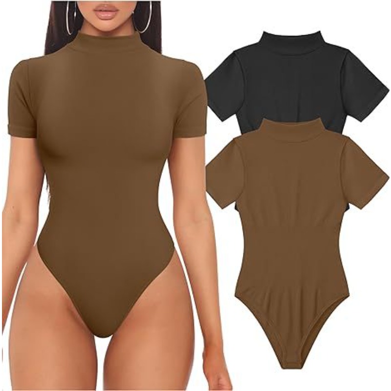 Kurzarm Rollkragen Body Frauen – Summer Clothing Bundle Bewertung und Preis