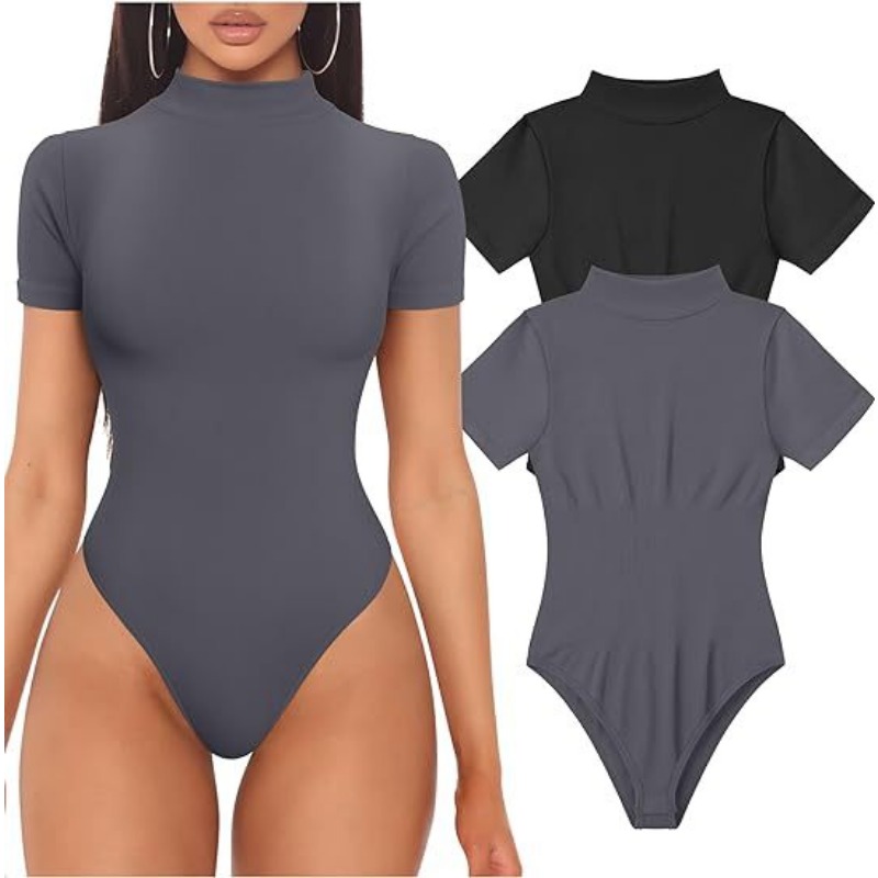 Kurzarm Rollkragen Body Frauen – Summer Clothing Bundle Bewertung und Preis