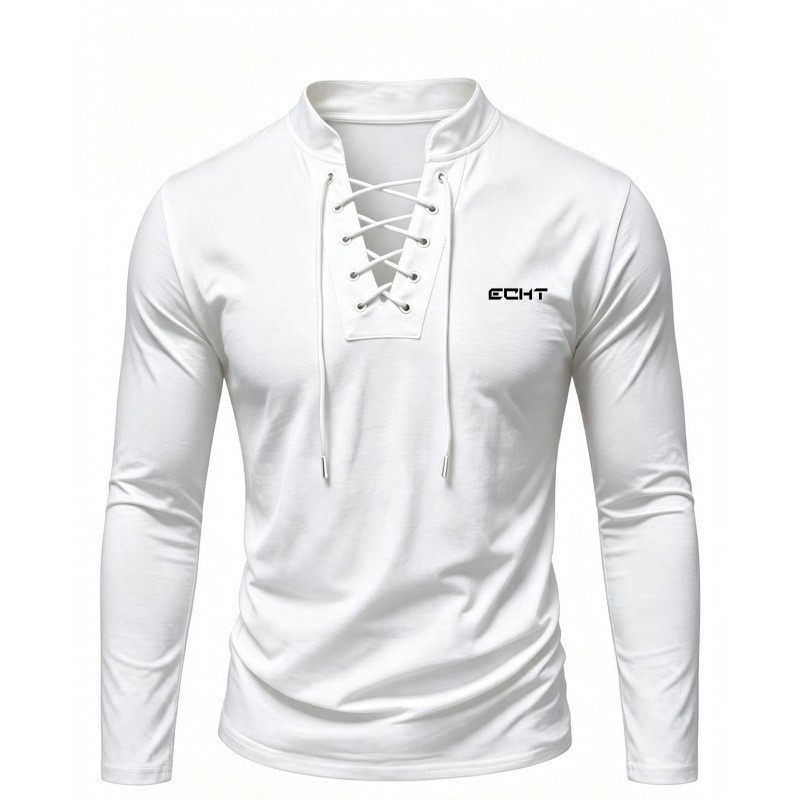 2026 Herbst Herren Retro Henle – Tie Front Shirt Bewertung und Preis