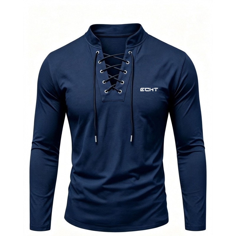 2026 Herbst Herren Retro Henle – Tie Front Shirt Bewertung und Preis