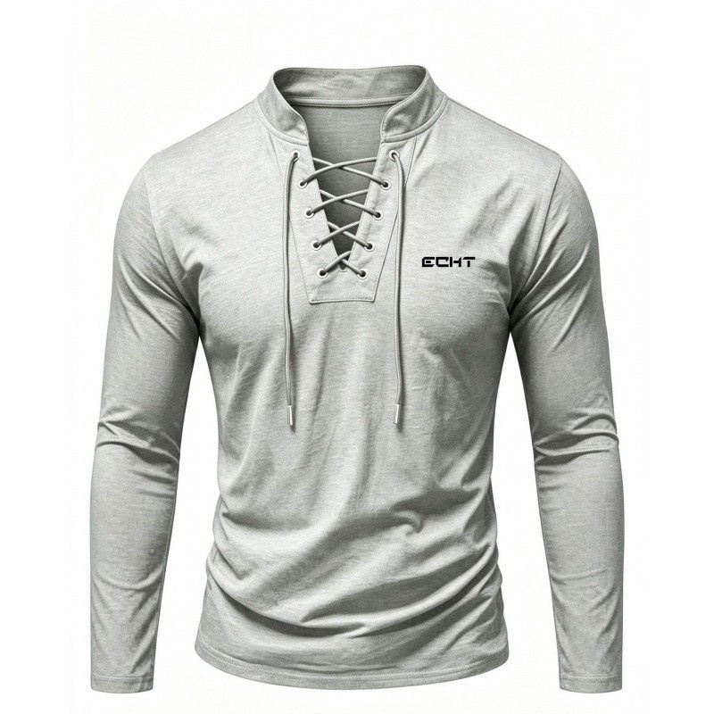2026 Herbst Herren Retro Henle – Tie Front Shirt Bewertung und Preis